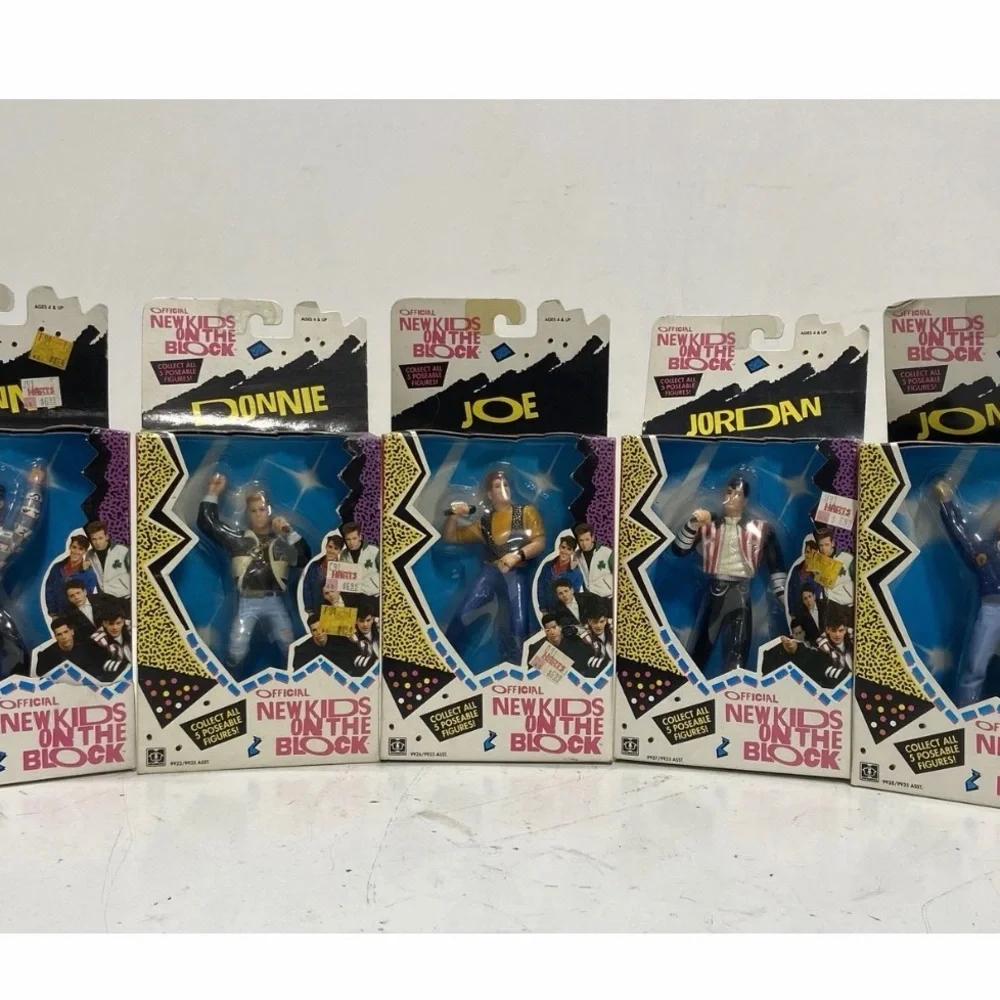 ⭐ 1990 NEW KIDS ON THE BLOCK — COMPLETE SET OF 5 — SEALED! ⭐